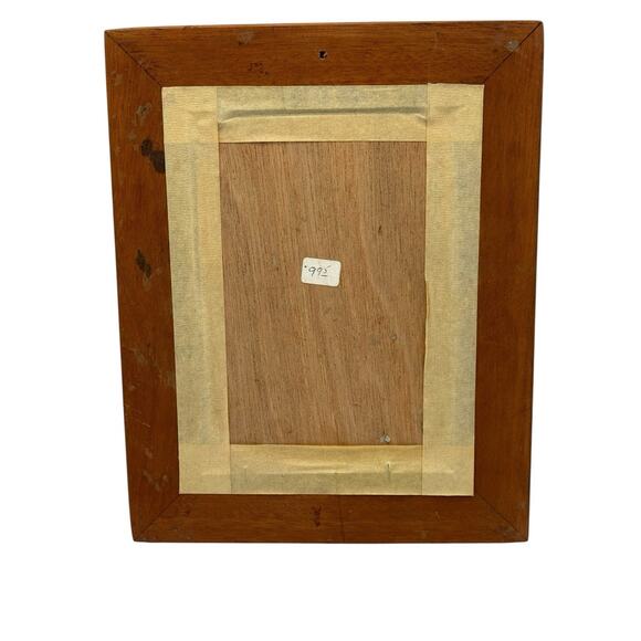 Vintage Original Oil Painting Venice Italy Canal Signed Framed 8x10 Art Adams? - Picture 6 of 11